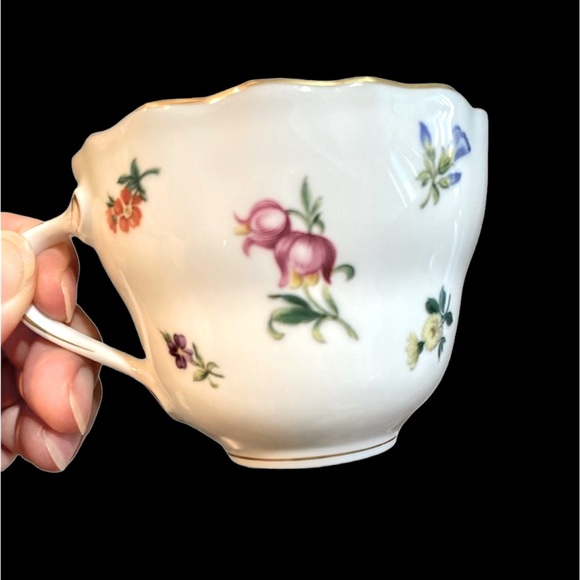 NWOT HUTSCHENREUTHER "MIRABELL" One TEACUP & Two SAUCERS - Picture 4 of 10